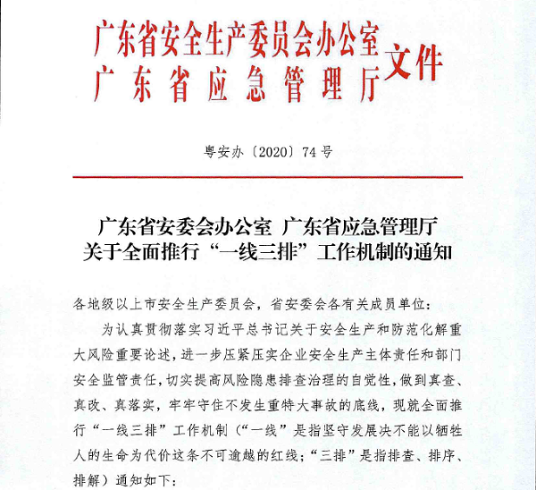 华体平台环保一线三排工作
