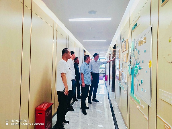 华体平台环保-客户一行到我司调研考察
