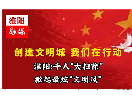 华体平台环保参加淮阳创建文明城大扫除活动