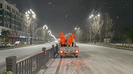 华体平台环保-华体平台环保淮阳分公司清雪行动