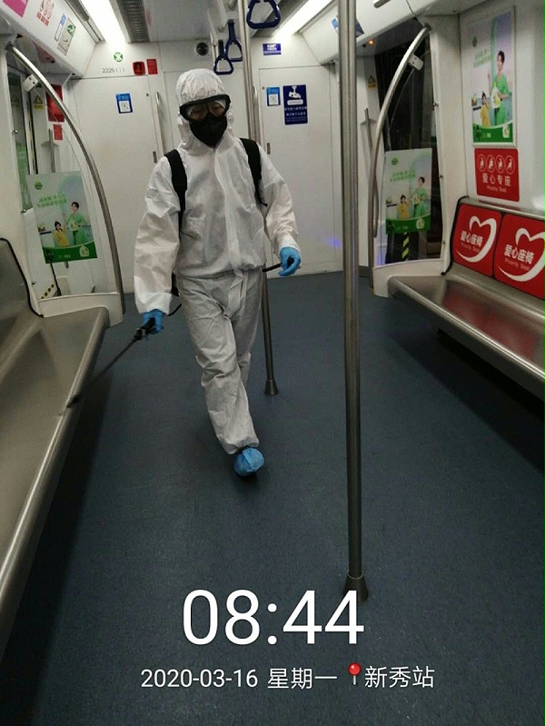 地铁及四大枢纽的消毒服务-华体平台环保