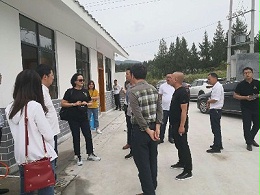 贵州省生态环境厅等领导到华体平台环保思南县城乡生活垃圾收运项目考察