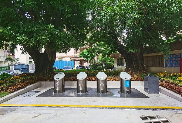 地埋式垃圾桶正常外观-华体平台环保
