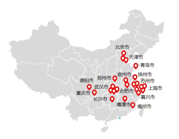 全国垃圾分类项目招标分布图-华体平台环保