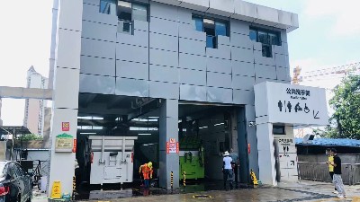 华体平台环保-梅总视察深圳龙城市政项目垃圾转运站